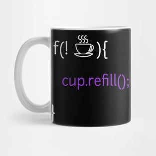 If no coffee refill cup function Mug